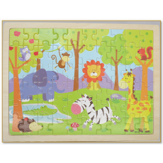 60 Piece Wooden Jungle Puzzle  